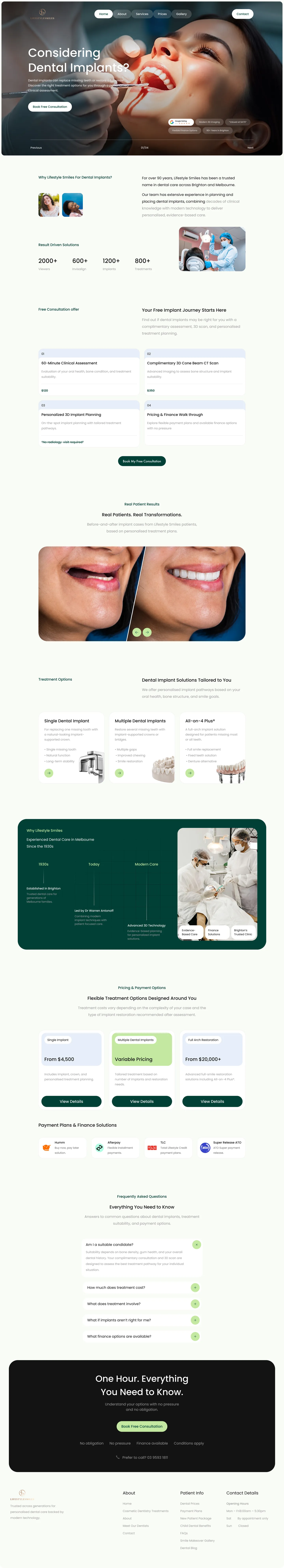 Lifestyle Smiles website screenshot