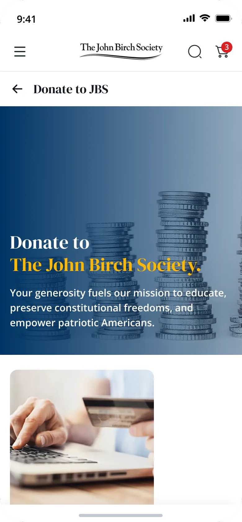 JBS Home — Donate