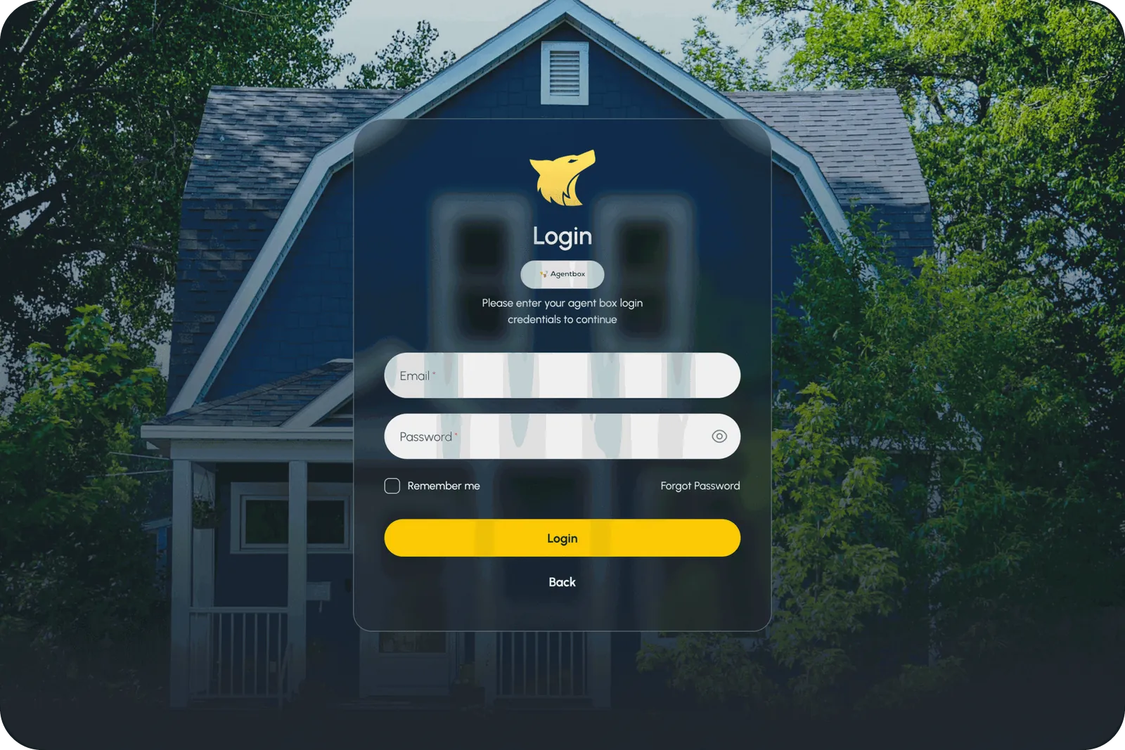 Leads Den Authentication — Agentbox login