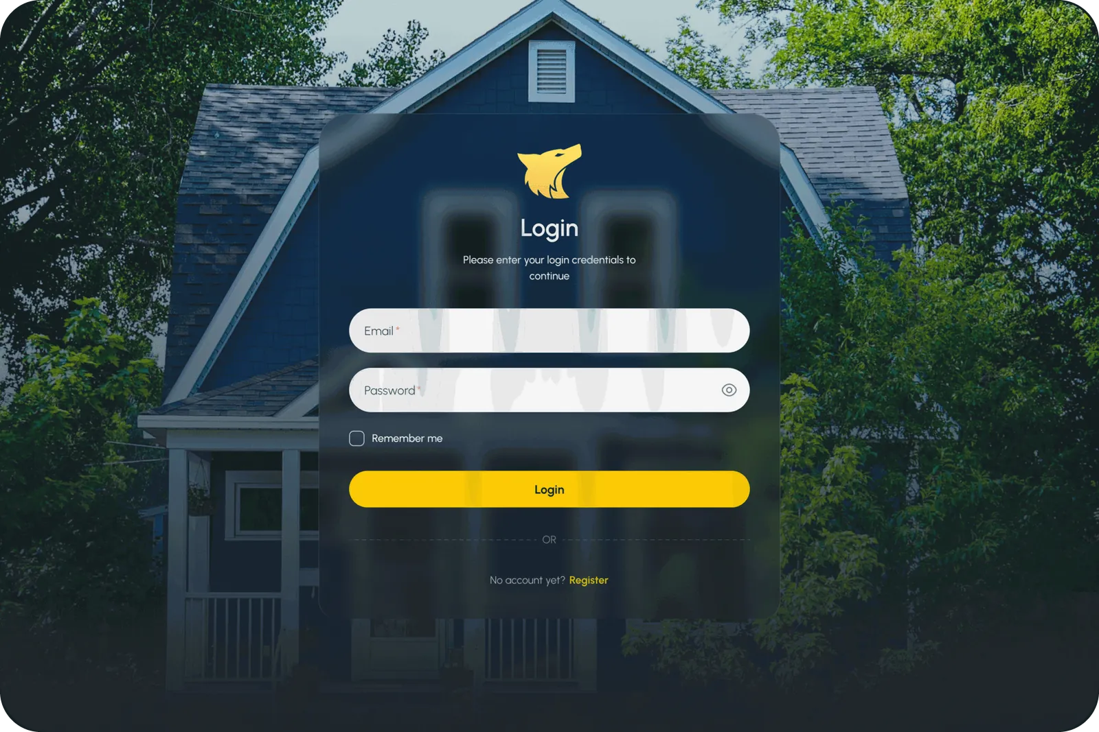 Leads Den Onboarding — Login