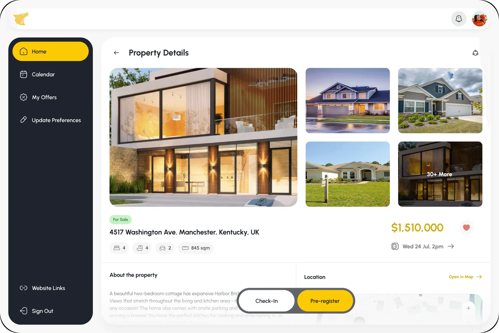 Leads Den Property Details — Pre-register